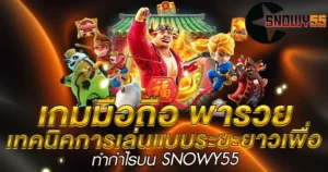 เทคนิคการเล่นแบบระยะยาวเพื่อทำกำไรบน SNOWY55